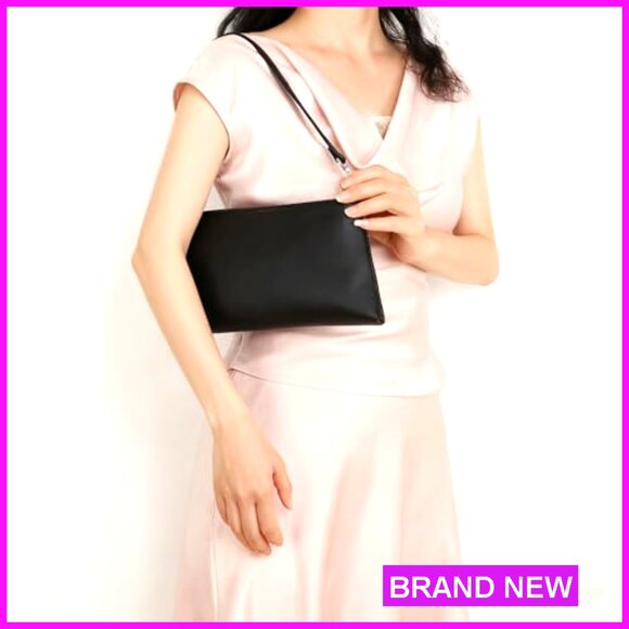 Elegant PU Leather Evening Clutch with Chain Strap for Party Wedding Prom